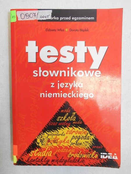 Testy słownikowe z języka niemieckiego