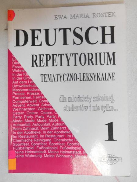 Deutsch repetytorium tematyczno-leksykalne 1