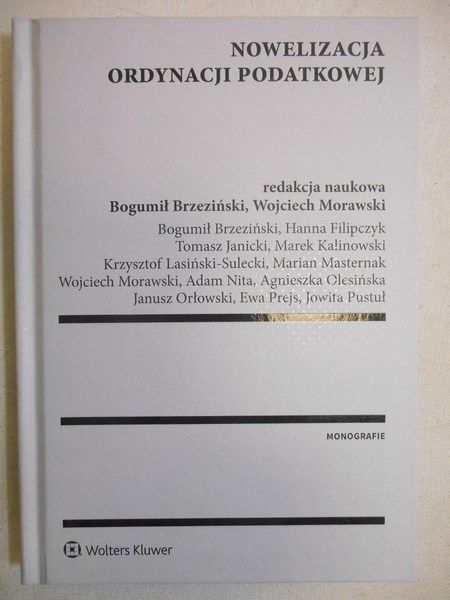 Nowelizacja Ordynacji Podatkowej