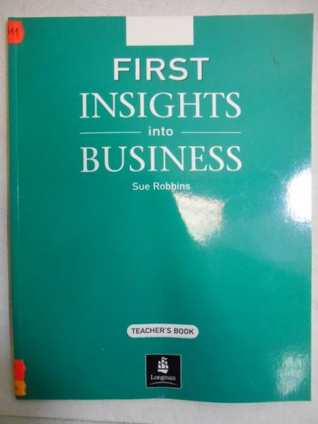 First Insights Into Business. Teacher's Book