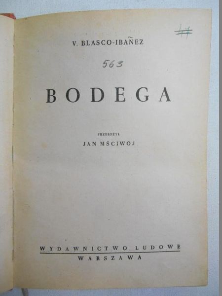 Bodega, 1949 r.