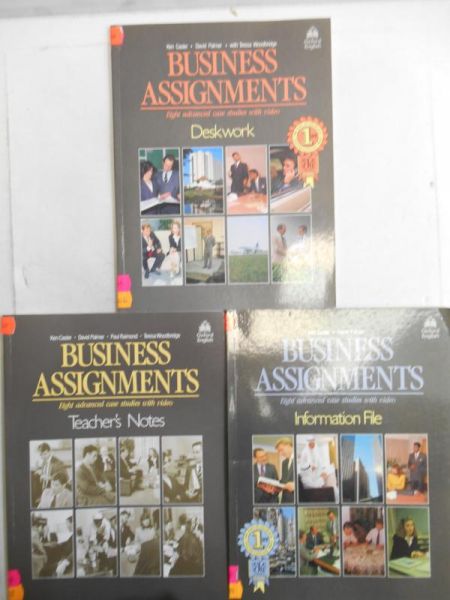 Business assgnments: Teacher's Notes/Information File/Deskwork