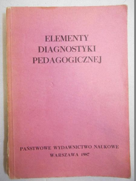 Elementy diagnostyki pedagogicznej