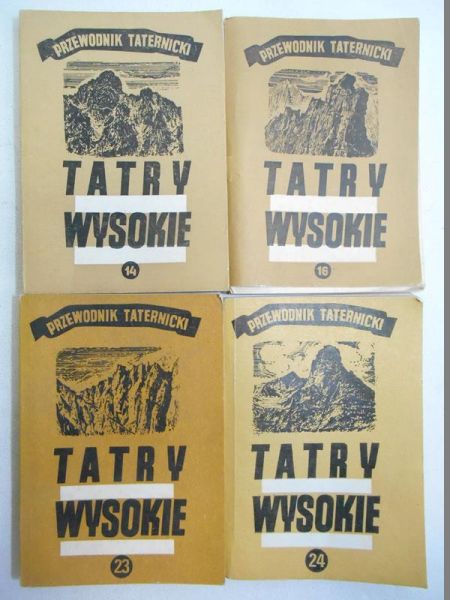 Tatry wysokie, 4 tomy