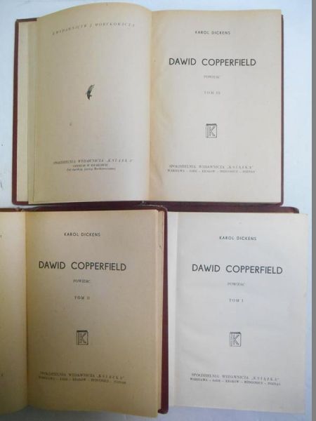 Dawid Copperfield t.I-III, 1947 r.