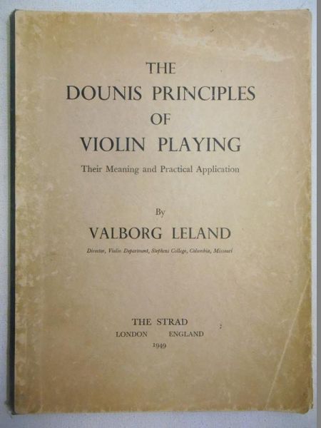 The Dounis Principles of Violin Playing, 1949 r.