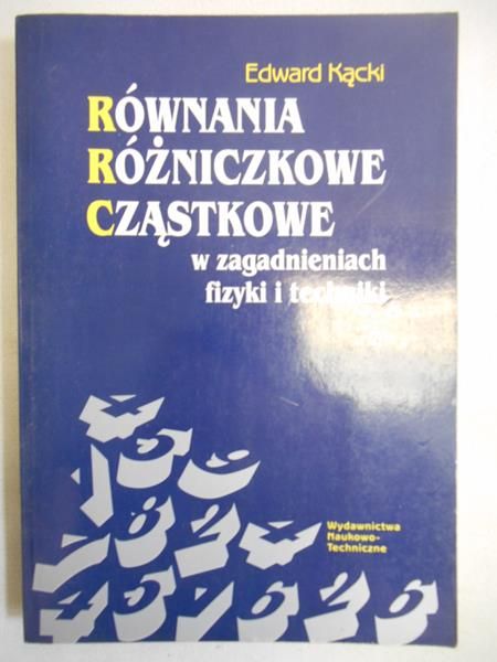 Równania różniczkowe cząstkowe