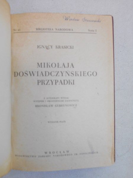 Mikołaja Doświadczyńskiego przypadki, 1950 r.
