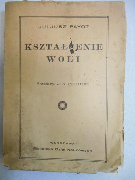 Kształcenie woli, 1937 r.