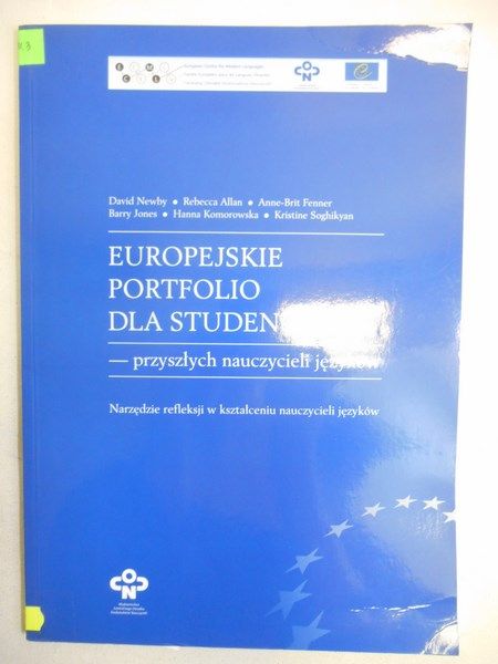 Europejskie portfolio dla studentów - przyszłych nauczycieli języków