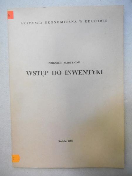 Wstęp do inwentyki