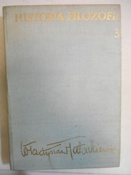 Historia filozofii, Tom III