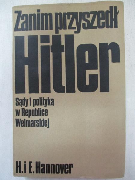 Hannover H.I.E. - Zanim  przyszedł Hitler