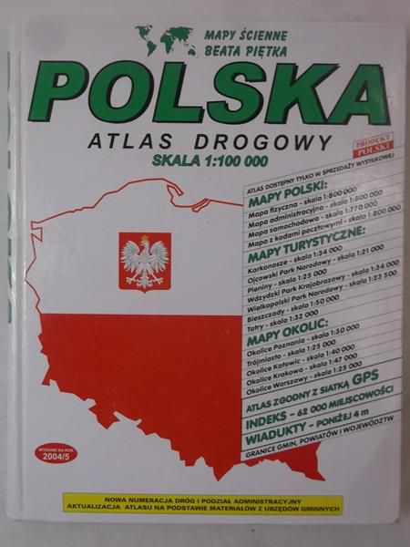 Polska. Atlas Drogowy. Skala 1: 100 000