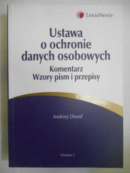 Ustawa o ochronie danych osobowych