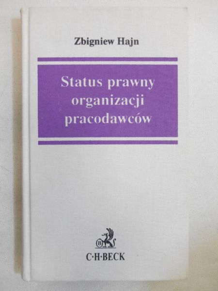 Status prawny organizacji pracodawców