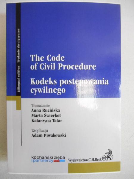 The code of civil procedure. Kodeks postępowania cywilnego