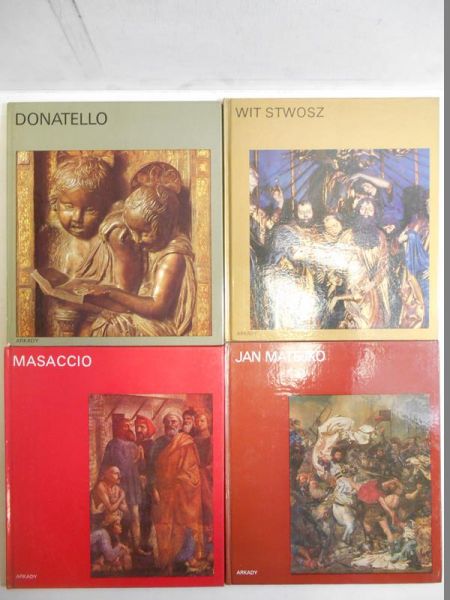 Seria "W Kręgu Sztuki" Donatello/Wit Stwosz/Masaccio/Jan Matejko
