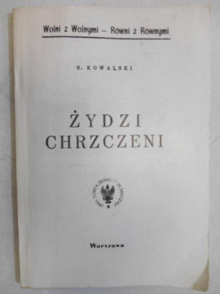 Żydzi chrzczeni , 1935 r.