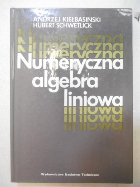 Numeryczna algebra liniowa