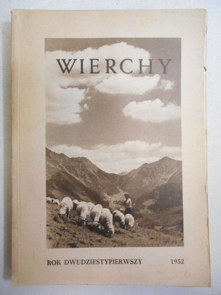 Rocznik Wierchy, 1952 r.
