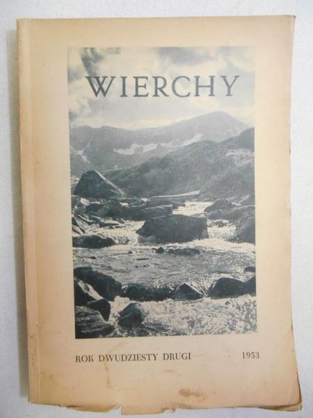 Rocznik Wierchy, 1953 r.