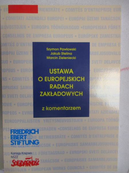 Ustawa o europejskich radach zakładowych z komentarzem