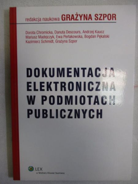 Dokumentacja elektroniczna w podmiotach publicznych