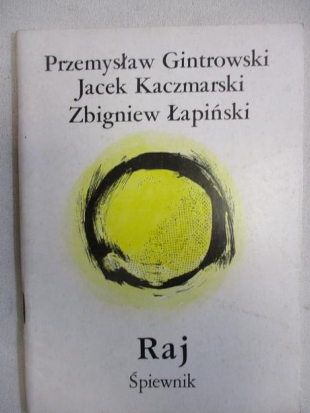 Gintrowski Przemysław - Raj. Śpiewnik