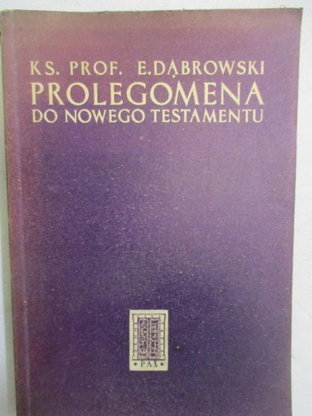 Prolegomena do Nowego Testamentu