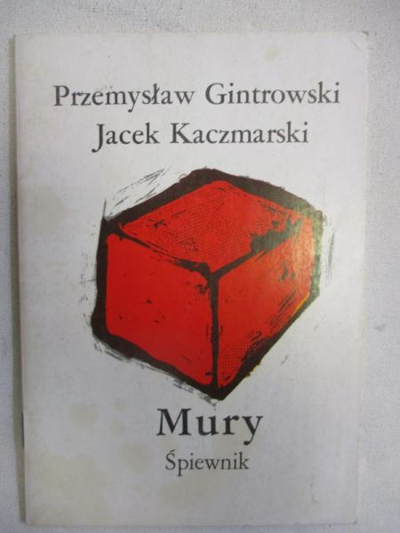 Gintrowski Przemysław - Mury. Śpiewnik
