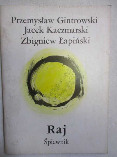 Gintrowski Przemysław - Raj. Śpiewnik
