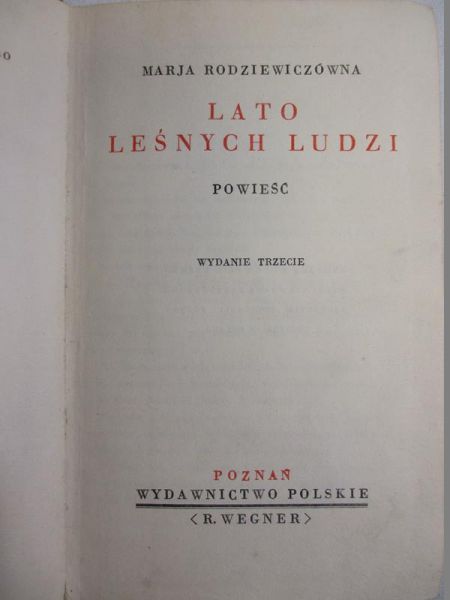 Lato leśnych ludzi