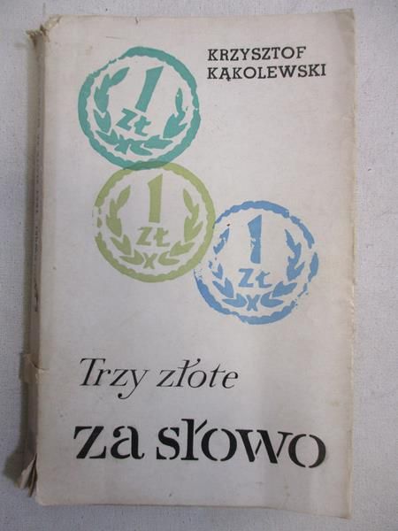 Trzy złote za słowo