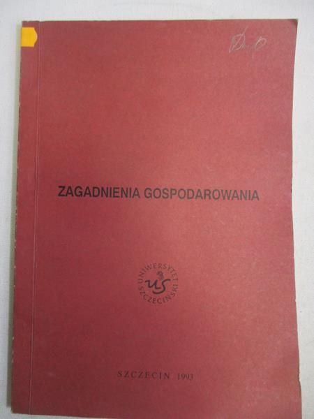 Zagadnienia gospodarowania