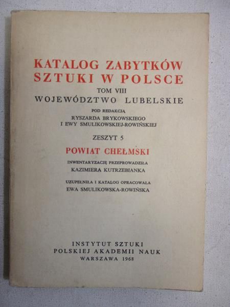 Katalog zabytków sztuki w Polsce, t. 8