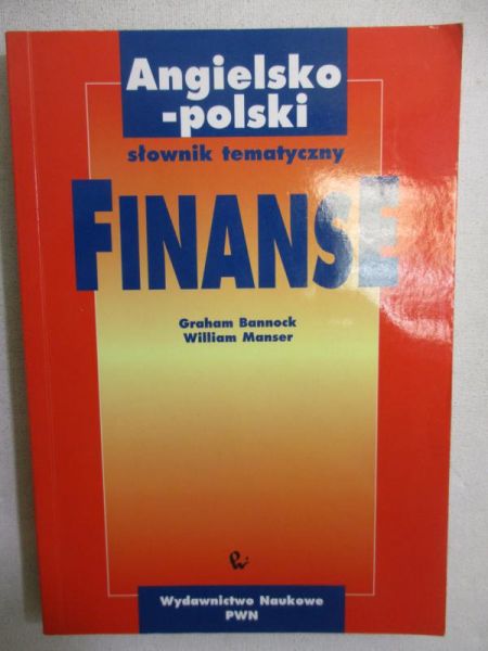 Finanse. Angielsko-polski słownik tematyczny