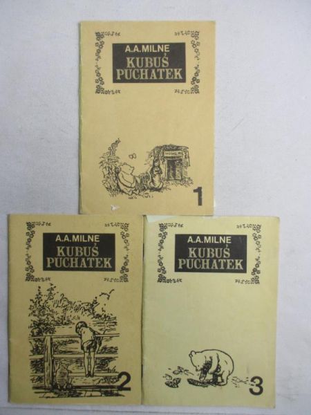 Kubuś Puchatek, 3 tomy
