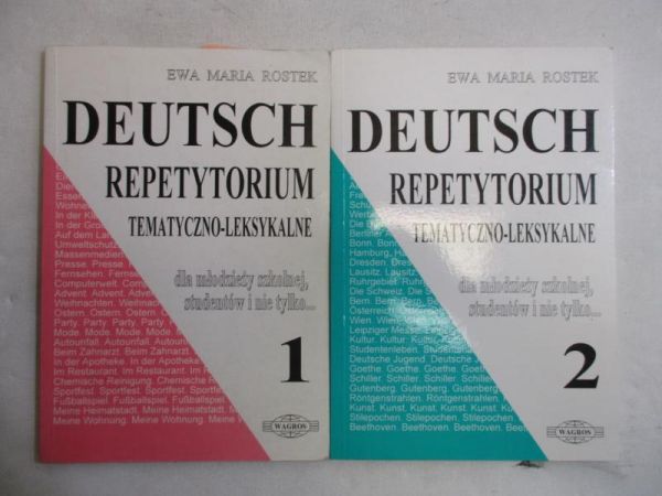 Deutsch. Repetytorium tematyczno-leksykalne, Część 1 i 2