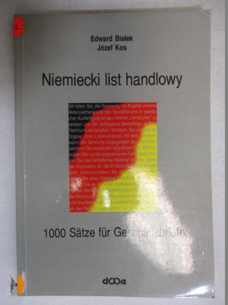 Niemiecki list handlowy