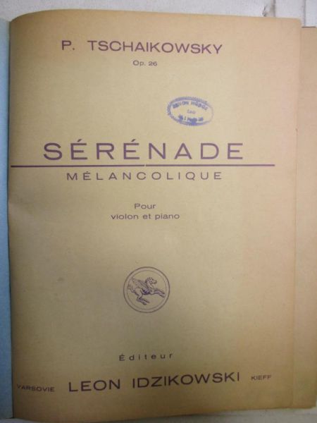 Serenade Melancolique  Ungarishe Rhapsodie  Le Streghe ( Nuty ), ok. 1900 r.