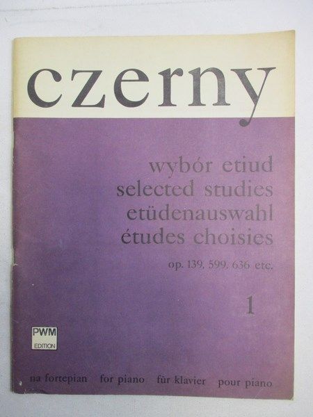 Czerny Carl - Wybor etiud na fortepian