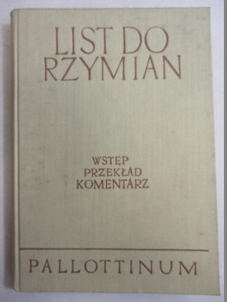 Romaniuk Kazimierz (oprac.)  -  Listy do Rzymian