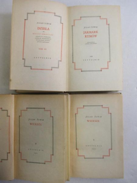 Tuwim Julian - Dzieła. T. I cz. 1 – 2, III