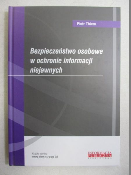 Bezpieczeństwo osobowe w ochronie informacji niejawnych