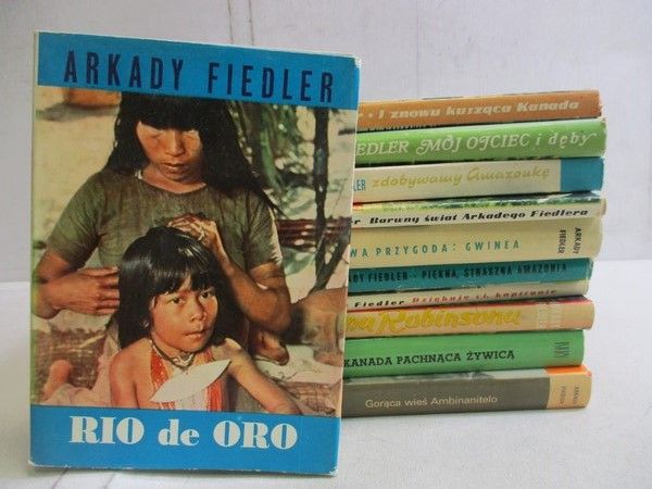 Fiedler Arkady - 11 książek podróżniczych
