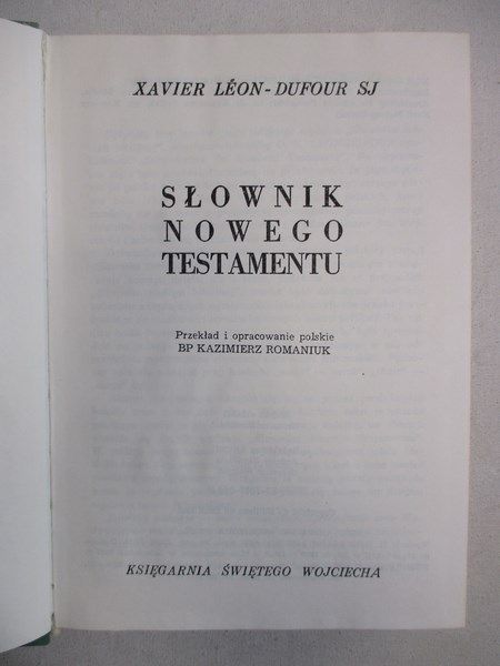 Słownik Nowego Testamentu