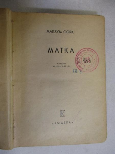 Matka, 1946 r.