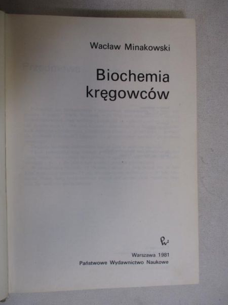 Biochemia kręgowców