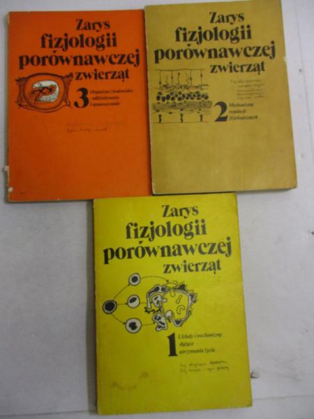 Zarys fizjologii porównawczej zwierząt, 3 tomy